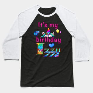 It’s my birthday personalised birthday name Izzy Baseball T-Shirt